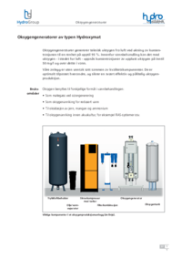 Oksygengeneratorer av typen Hydroxymat