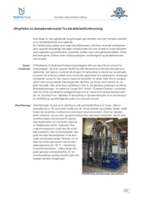 Dampkondensatbehandling