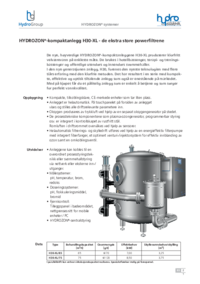 HYDROZON®-kompaktanlegg H30-XL - de ekstra store powerfiltrene