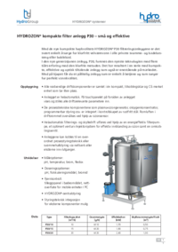 HYDROZON® kompaktanlegg P30 – små og effektive