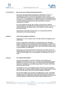 FAQ HydroSystemTanks - HST