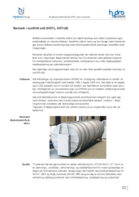 Rørtank i rustfritt stål (HST-L, HST-LB)