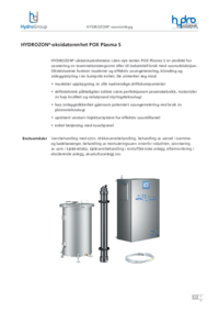 HYDROZON®-oksidatorenhet POX Plasma S