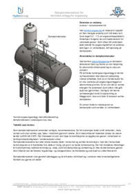 Dampkondensatorer for termiske anlegg for avgassing